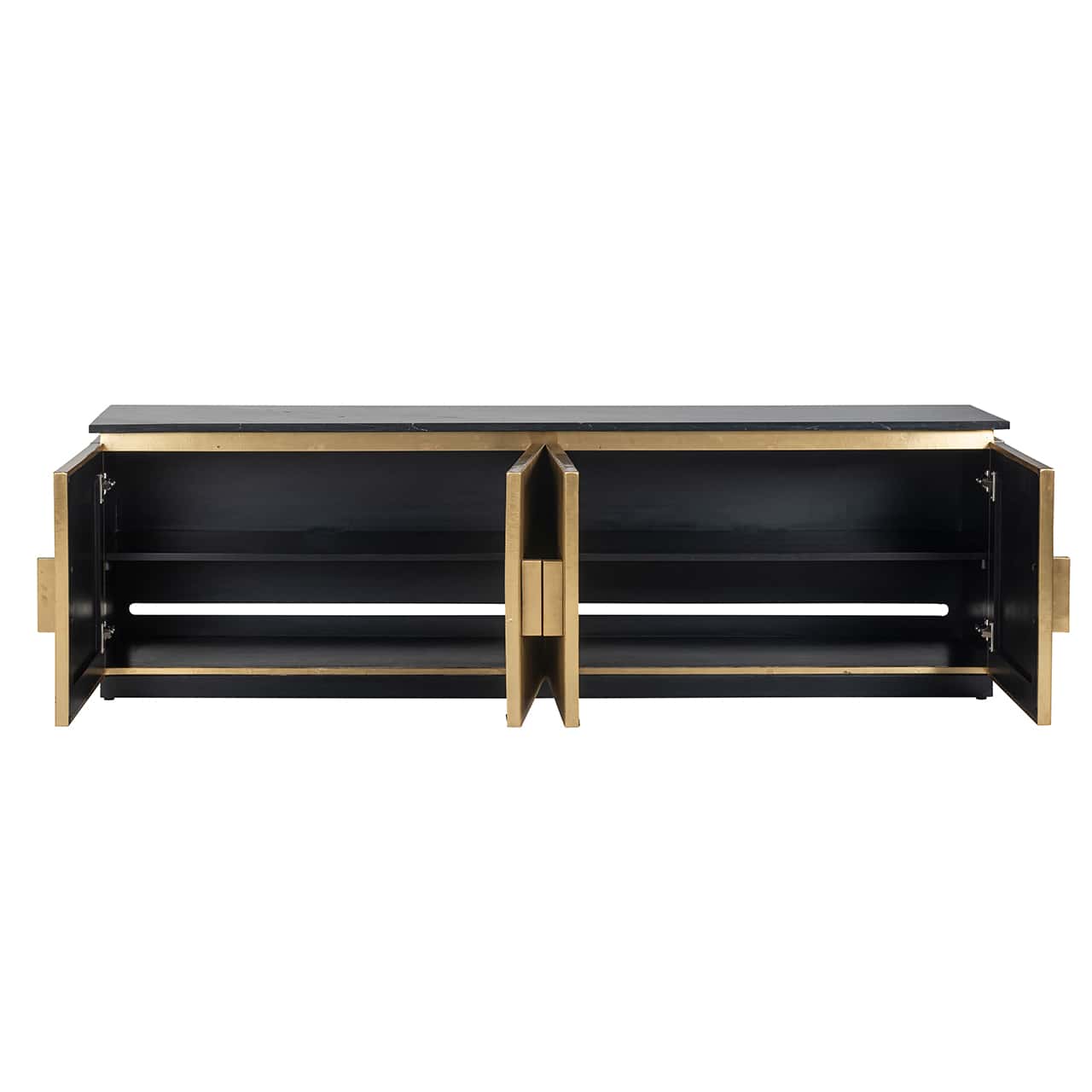 TV-Unit Ironville 4-doors (Gold)