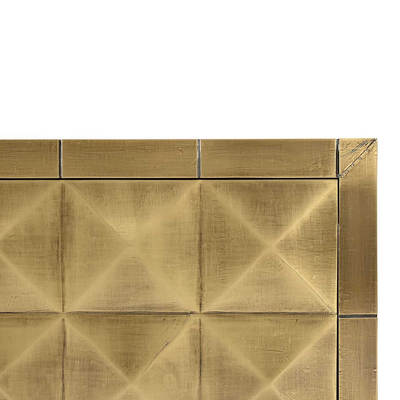 TV-unit Collada 4-doors (Brushed Gold)