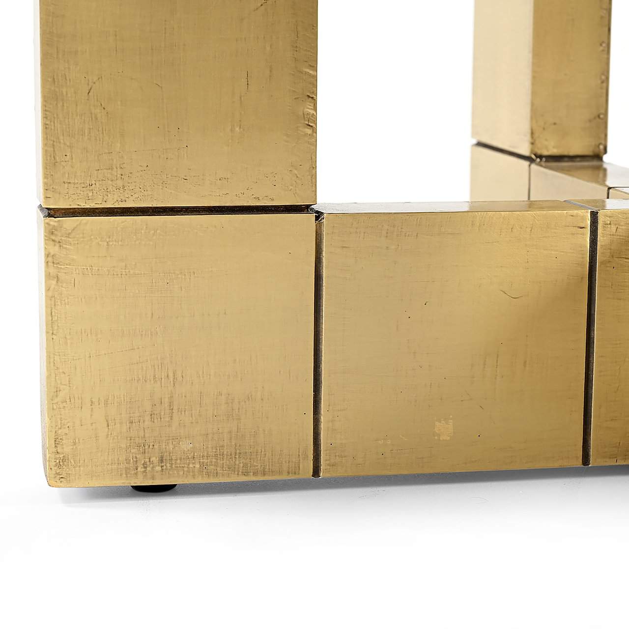 Dining table Collada 130Ø (Black/gold)