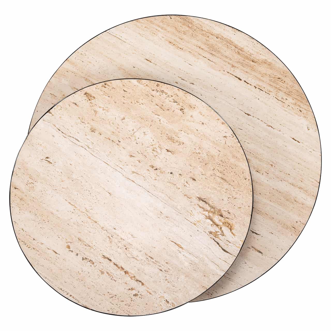 Coffee table Avalon round layered