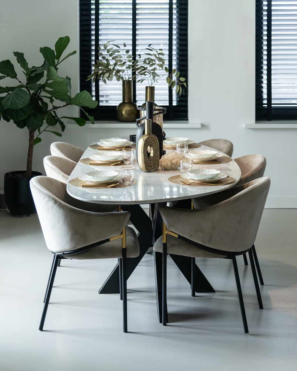 Dining table Trocadero white