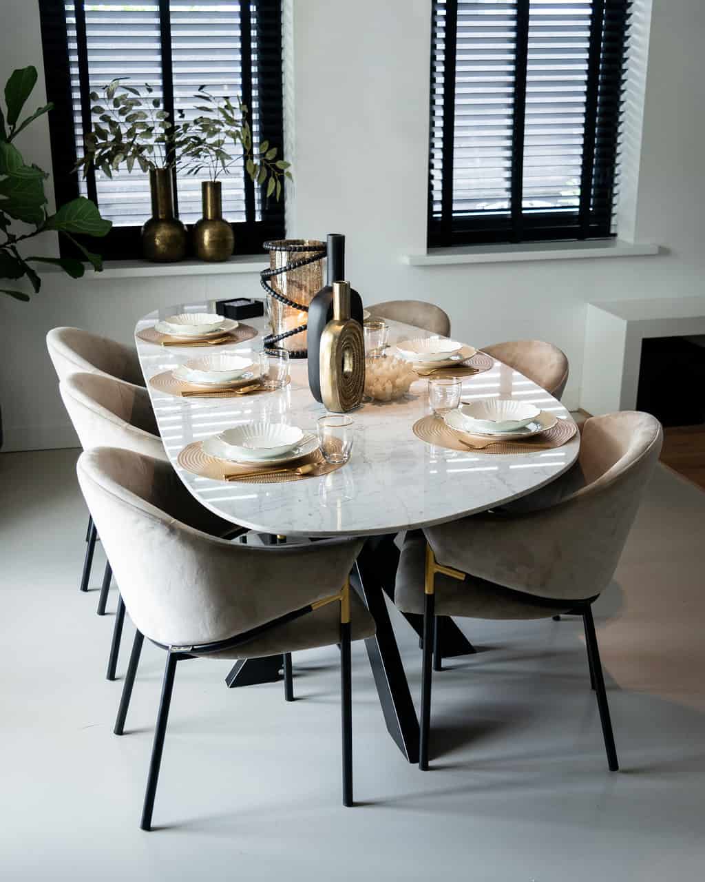Dining table Trocadero white