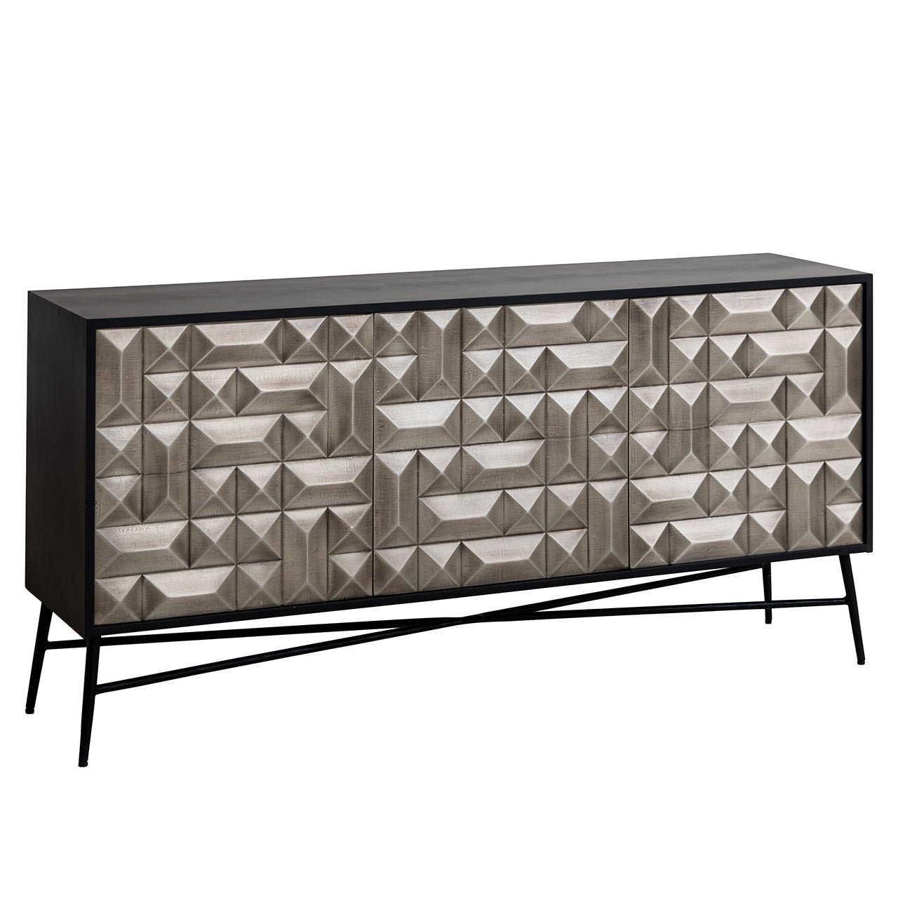 Sideboard Tetro silver