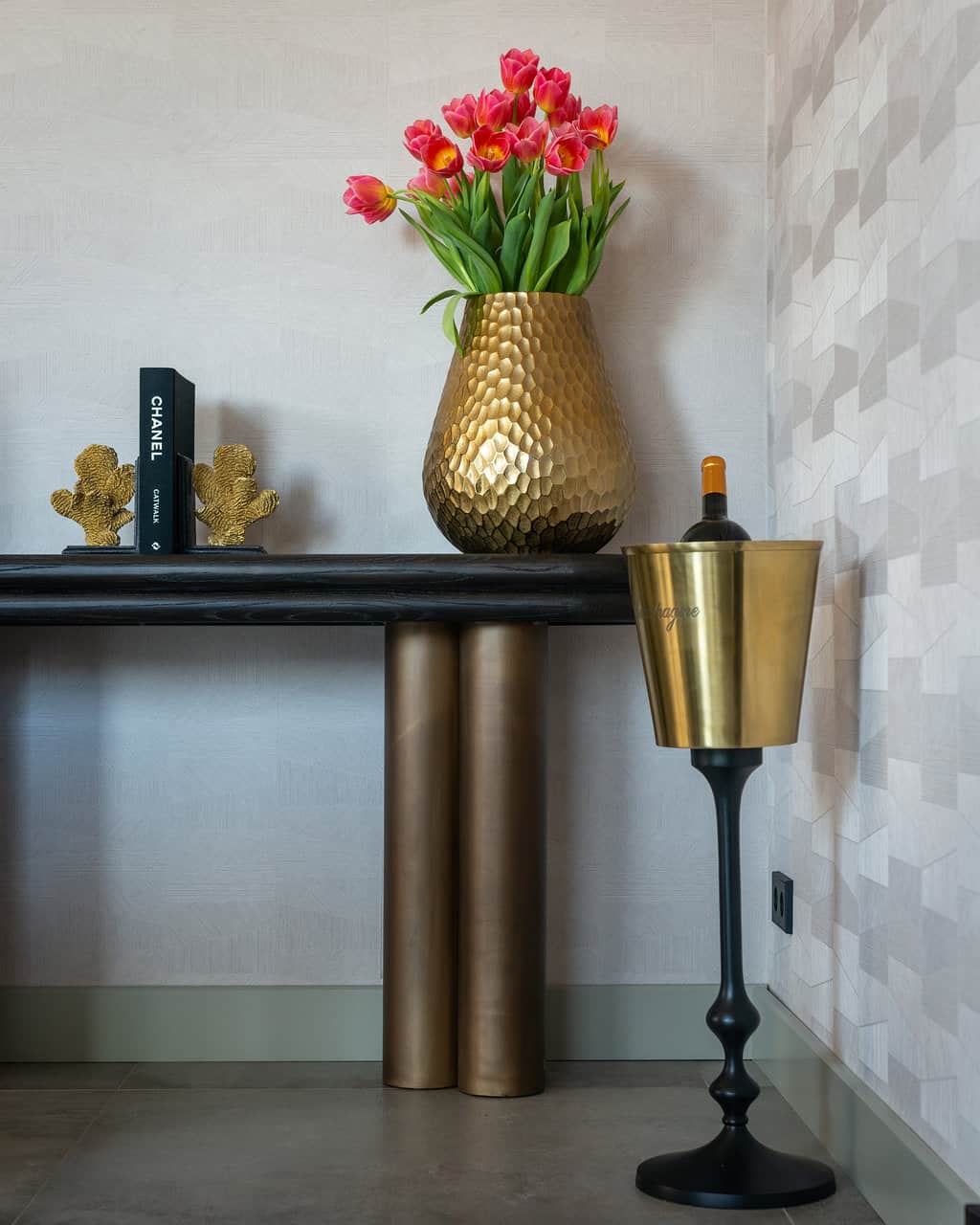 Console Macaron (Black rustic)