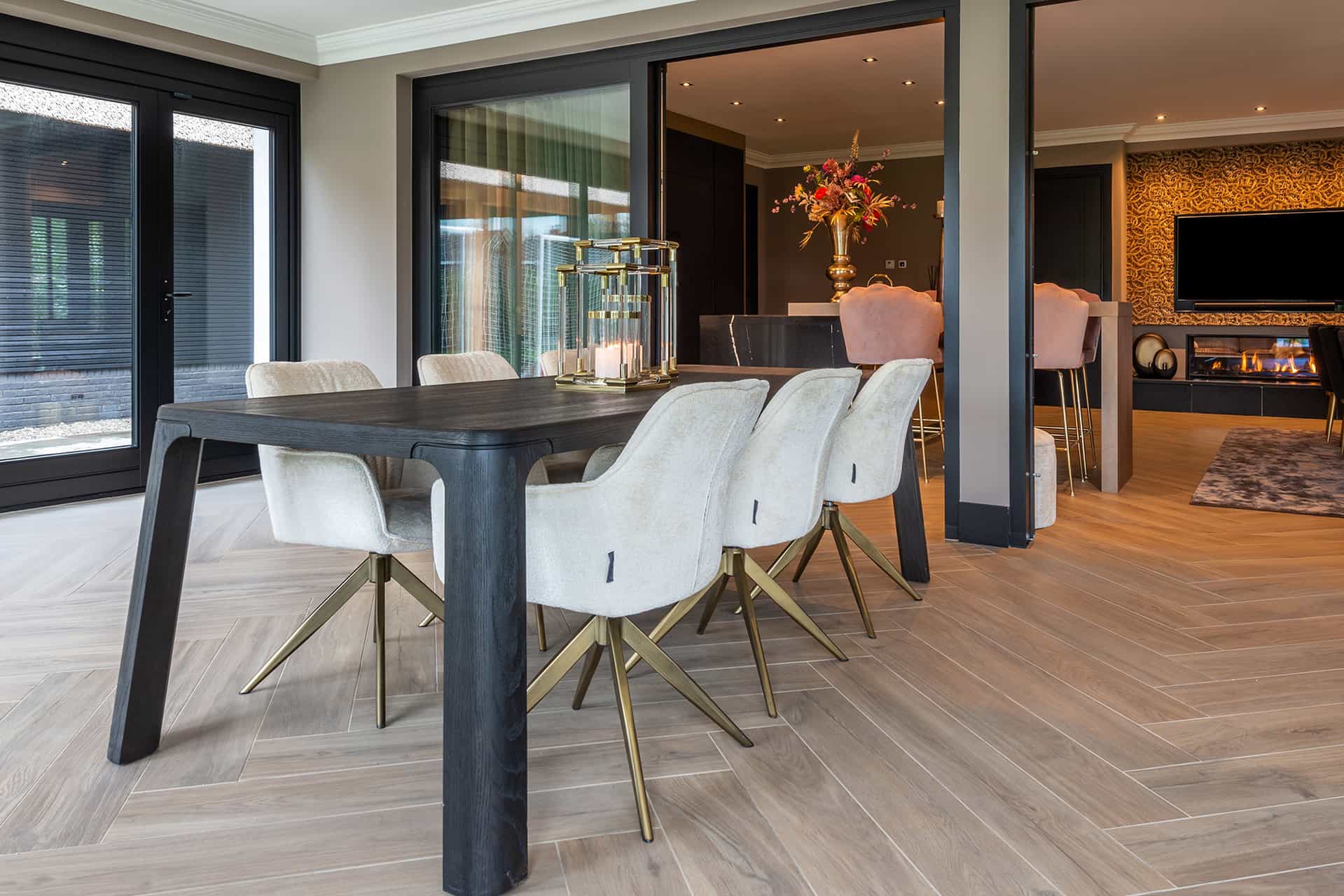 Dining table Baccarat 230 (Dark coffee)