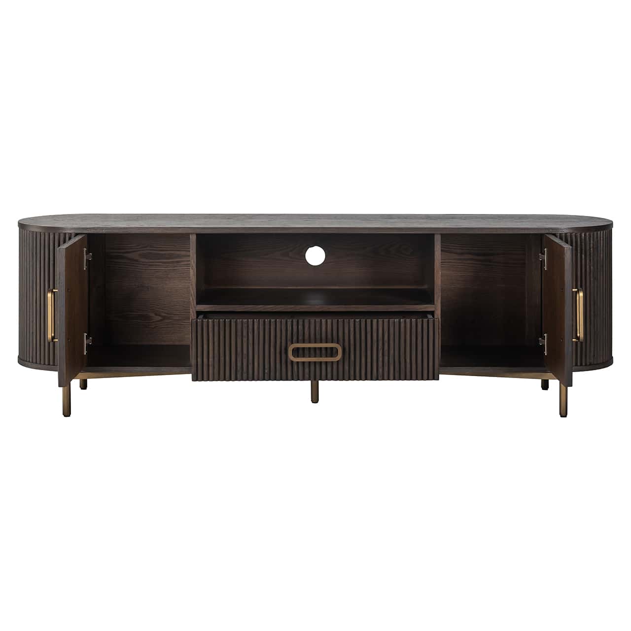 TV-Unit Luxor 2-doors 1-drawer (Brown)