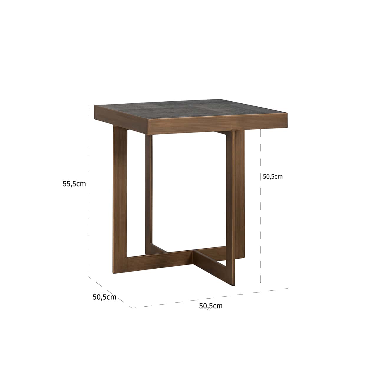 Side table Cambon (Dark coffee)