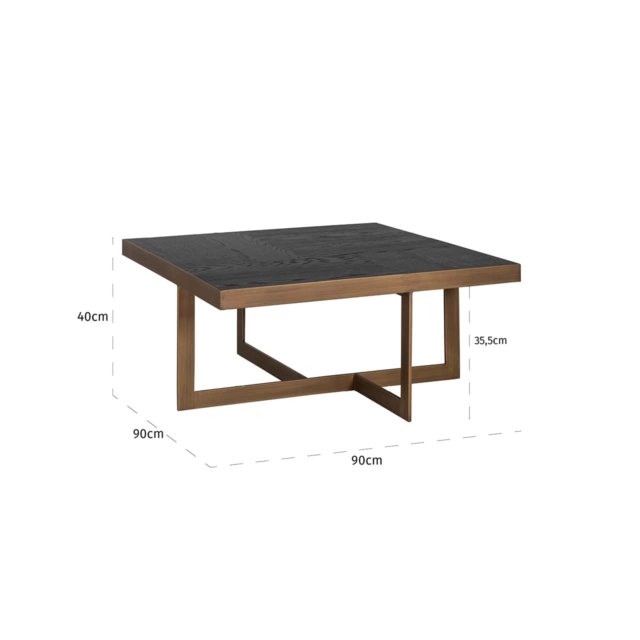 Coffee table Cambon (Dark coffee)