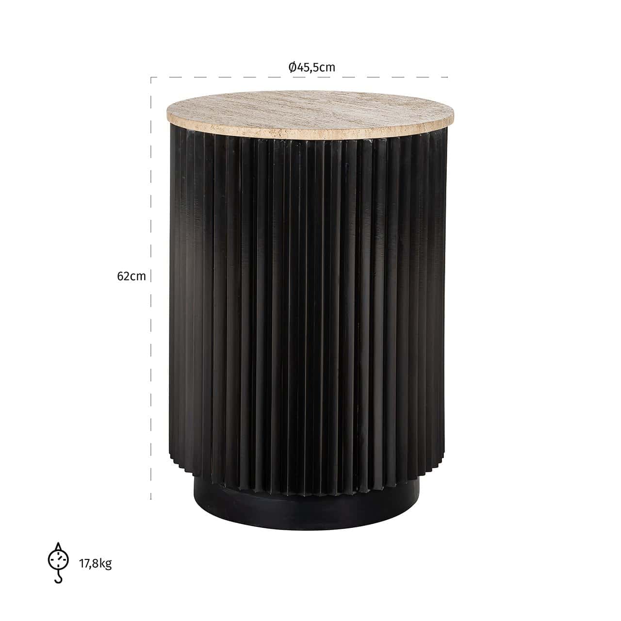 Side table Hampton 45Ø