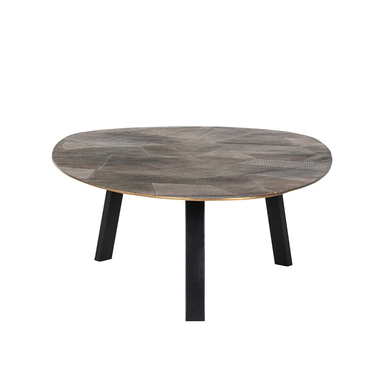 Coffee table Tulum (Brushed Gold)