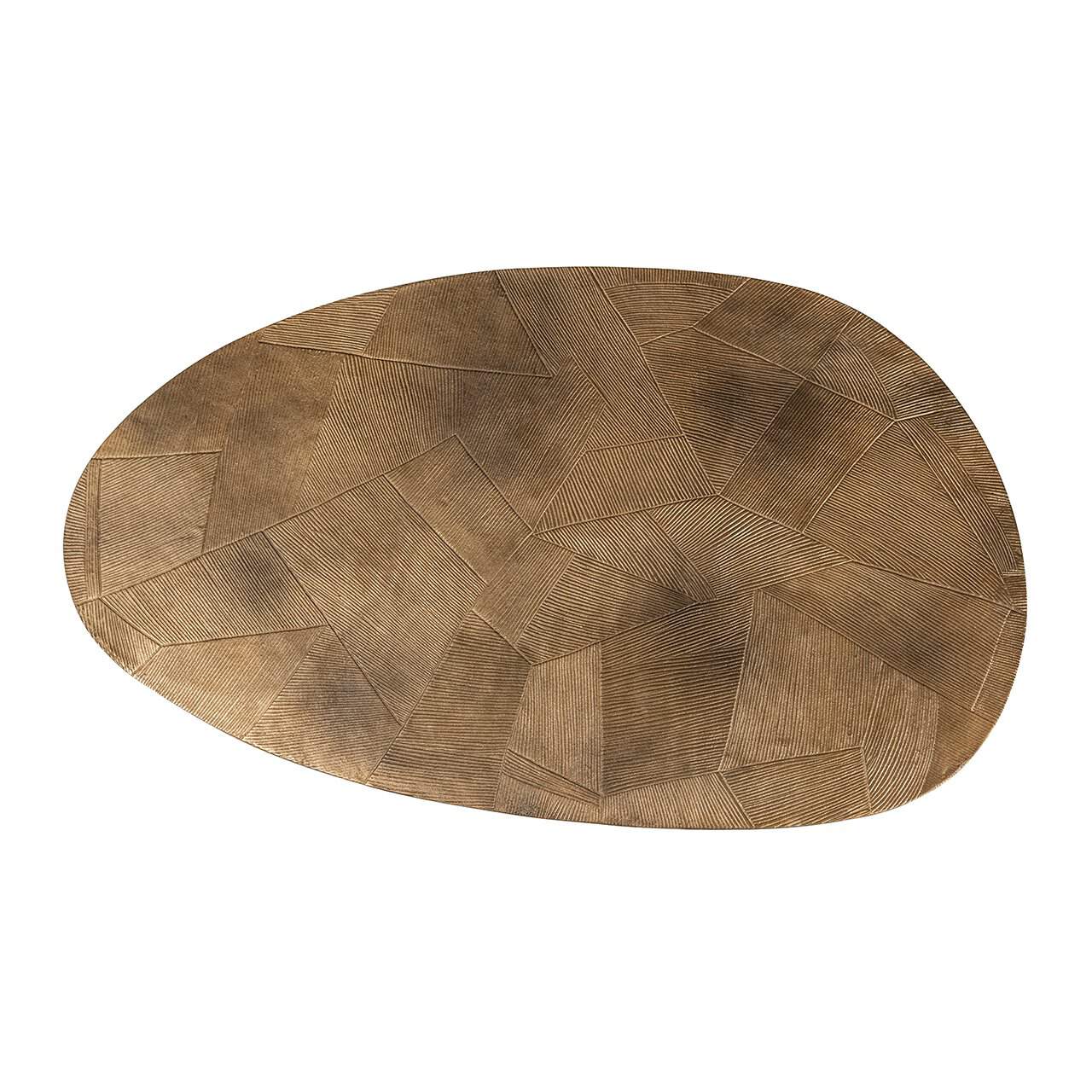 Coffee table Tulum (Brushed Gold)