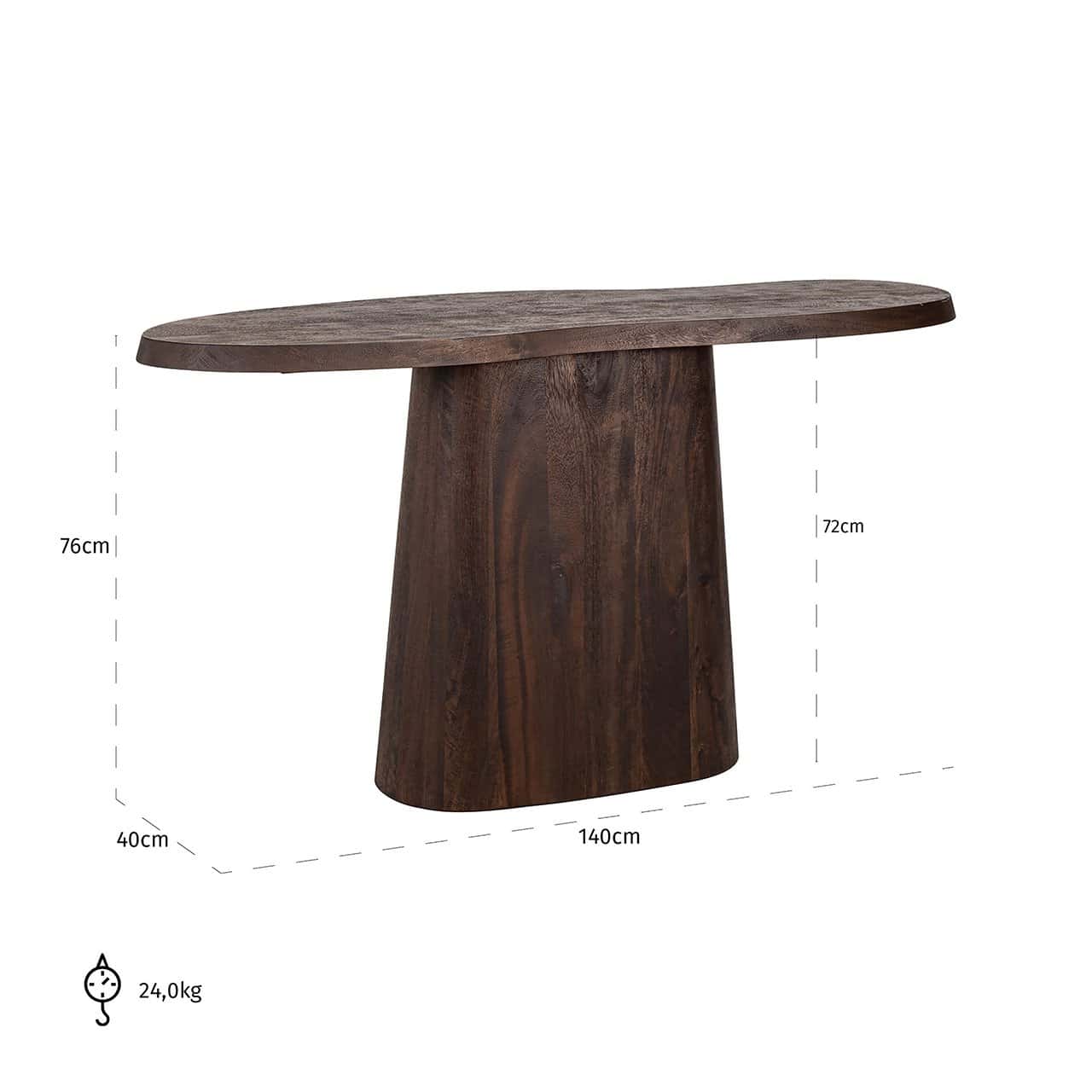 Console Odile (Dark brown)