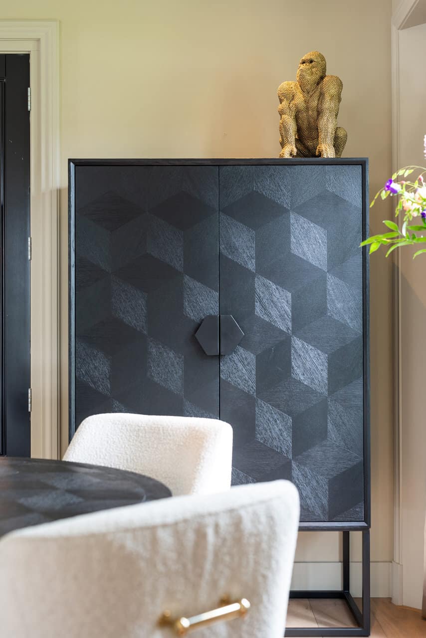 Cabinet Blax 2-doors (Black)