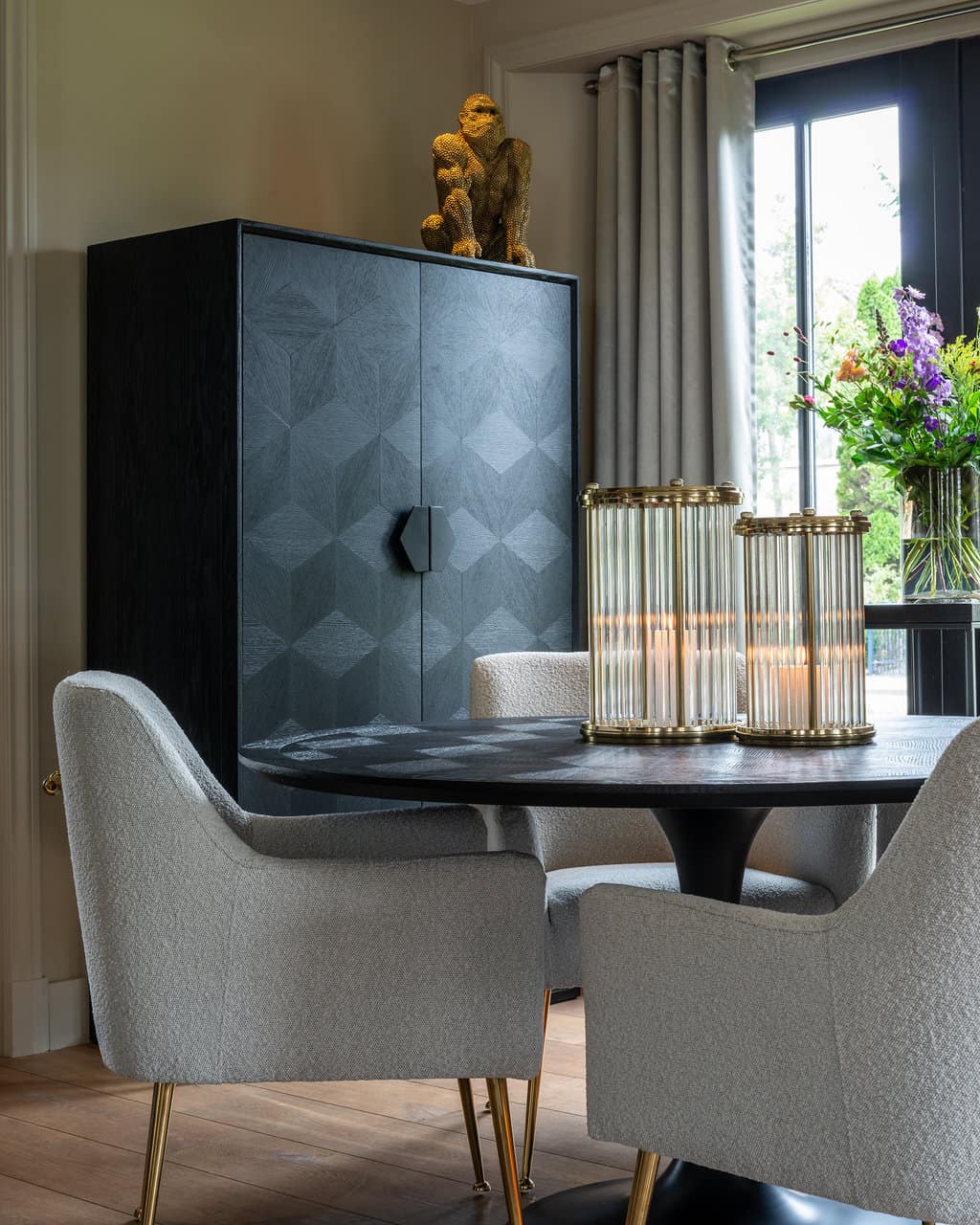 Cabinet Blax 2-doors (Black)