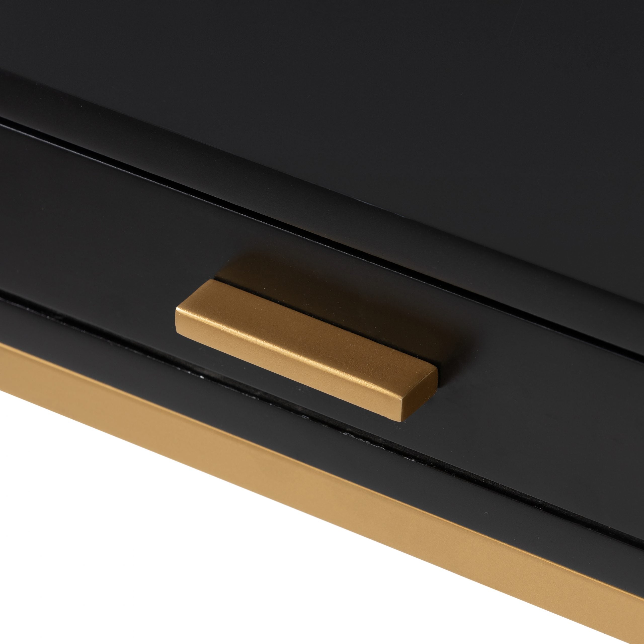 DI Designs Ashridge Black & Gold Side Table