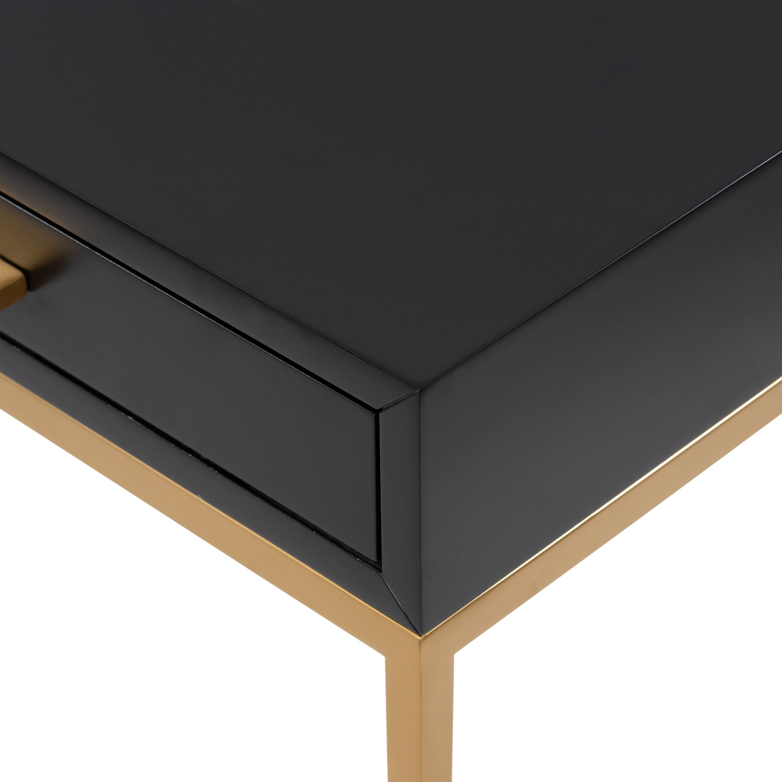 DI Designs Ashridge Black & Gold Side Table