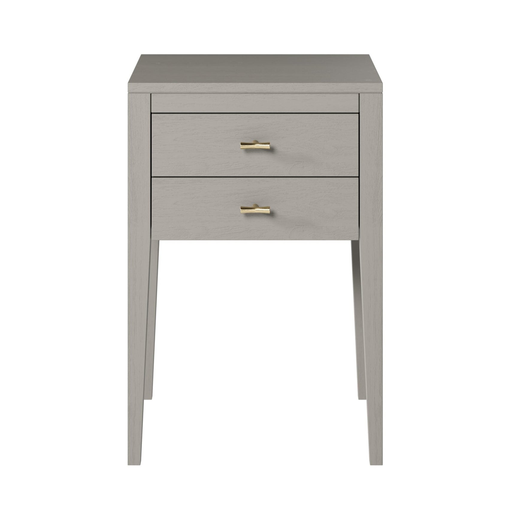 DI Designs Radford Grey Oak Wood Bedside Table