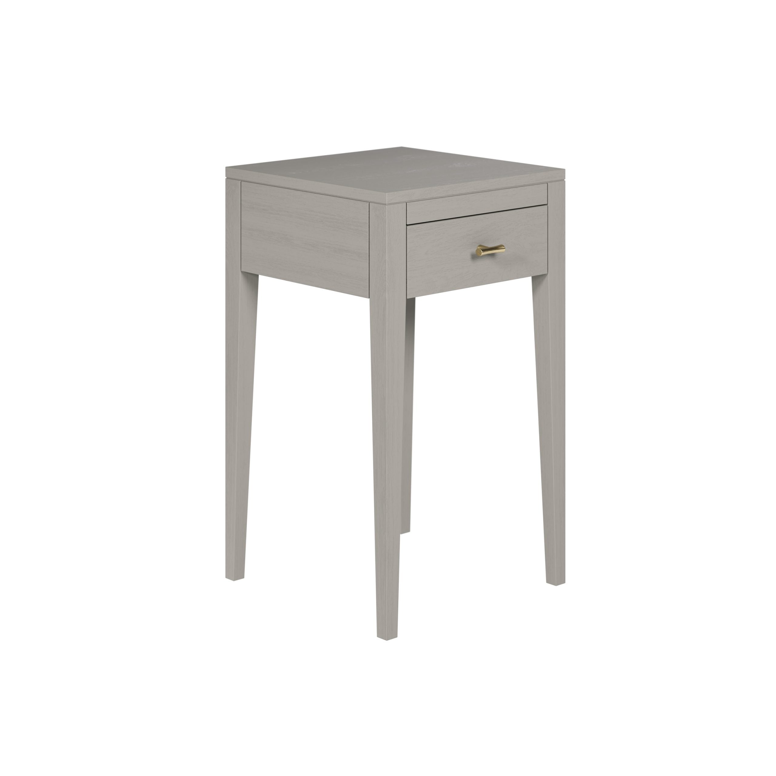 DI Designs Radford Grey Oak Wood Bedside Table | 1 Drawer