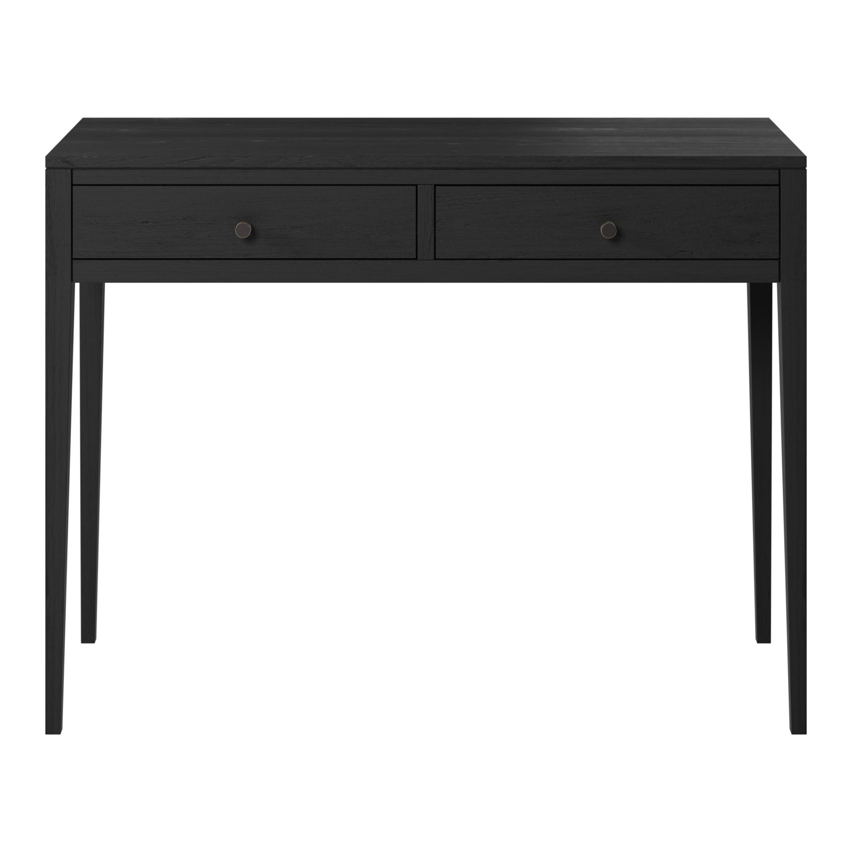 DI Designs Radford Black Oak Wood Console Table