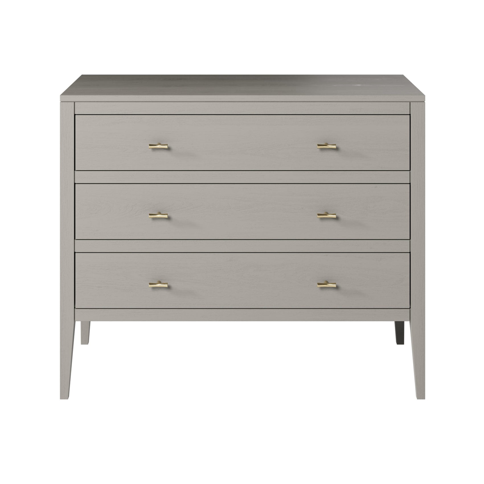 DI Designs Radford Grey Oak Wood Chest of Drawers | 3 Drawers