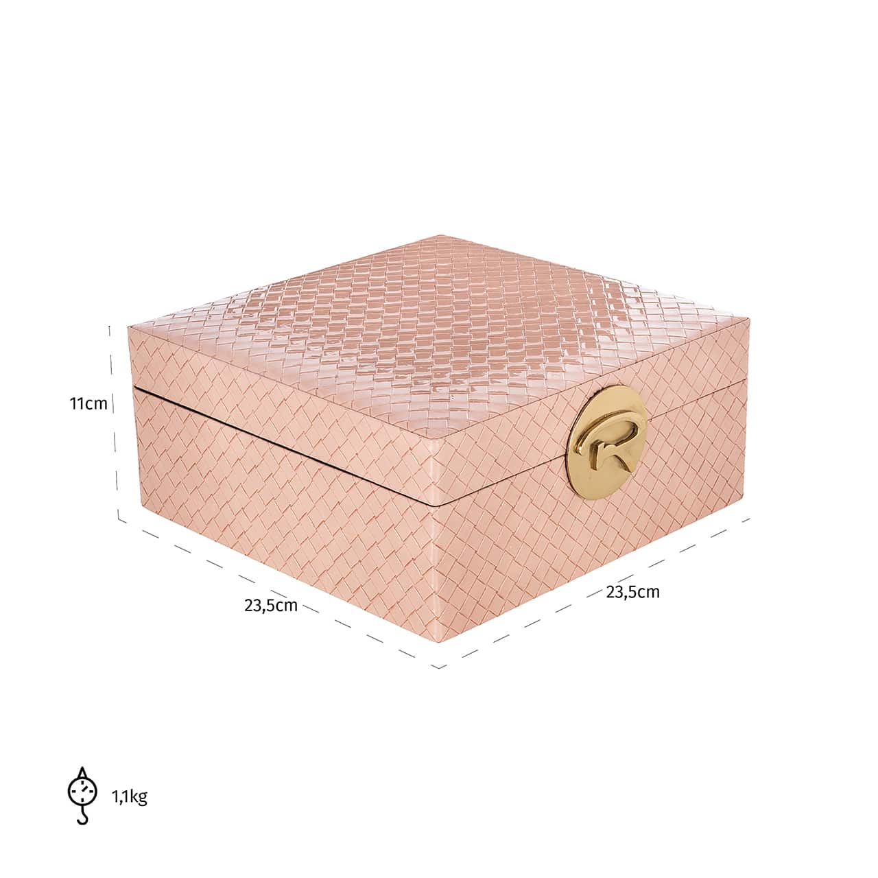 Jewellery box Rosaly big blush (Pink)