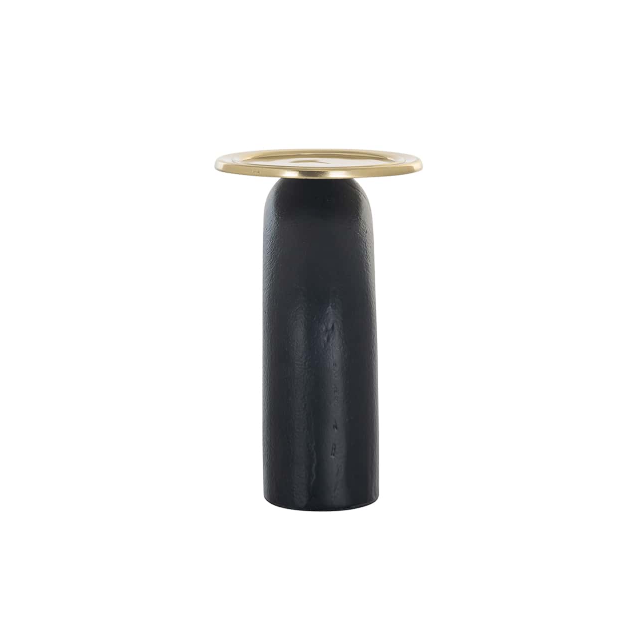 Candle holder Femke big (Black/gold)