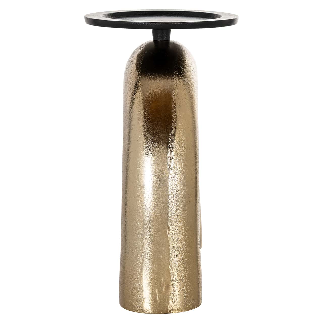 Candle holder Jadey big (Black/gold)