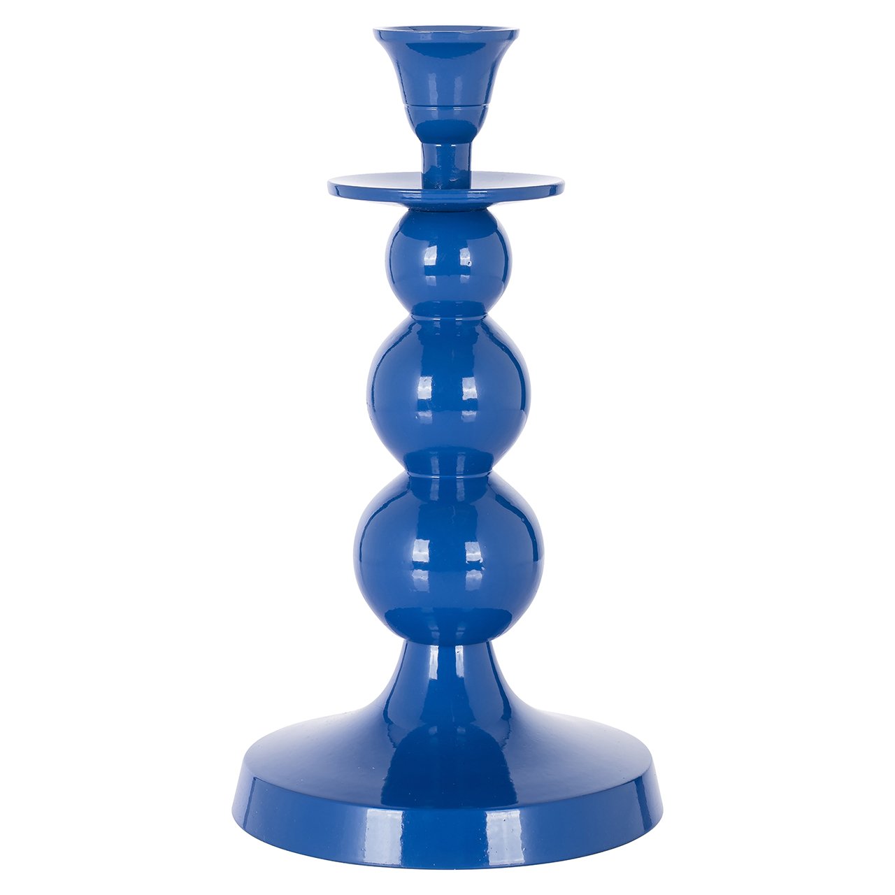 Candle holder Ryan blue