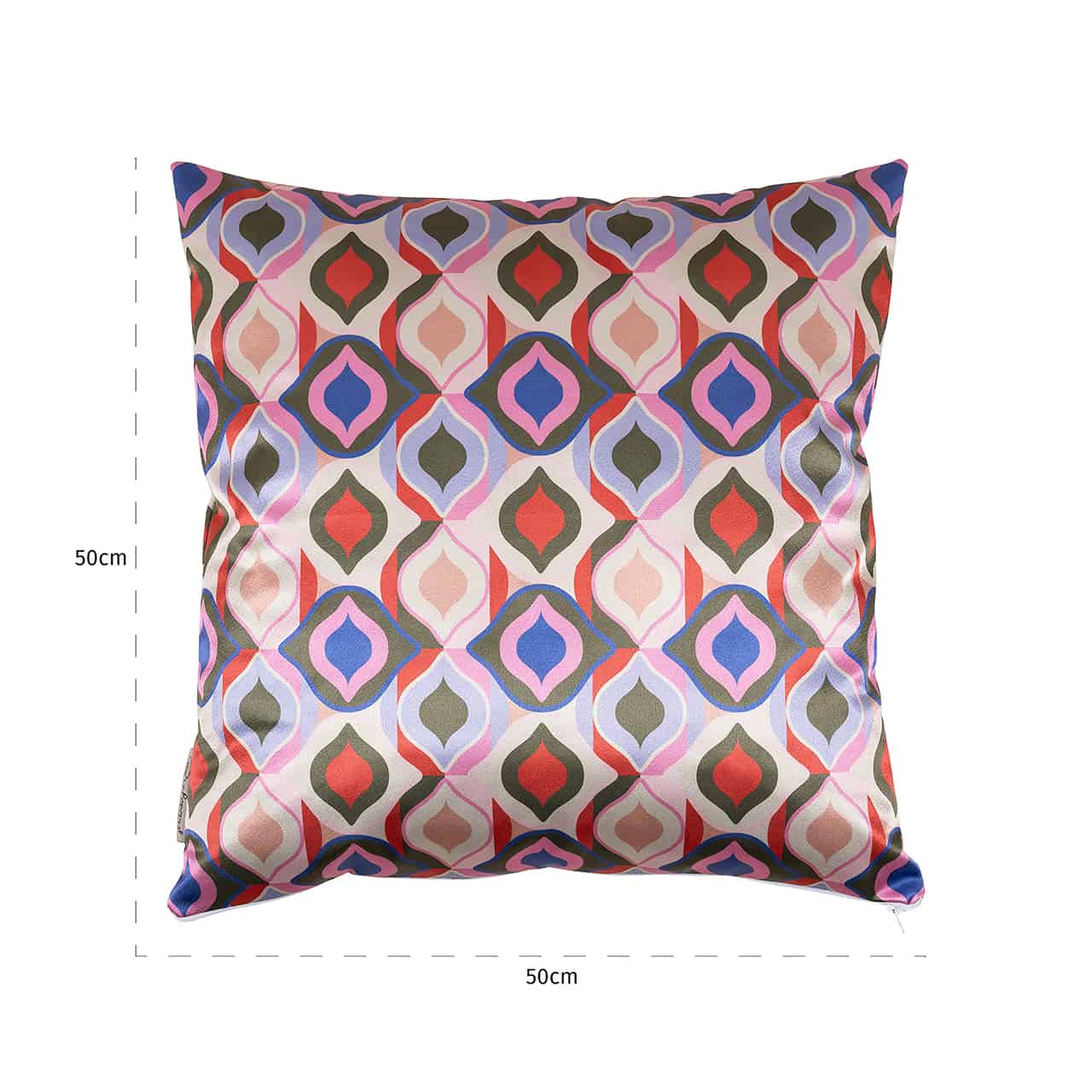 Pillow Mayra 50x50 (Monaco DSN 23047 Freedom 30 - 3011 Coral)