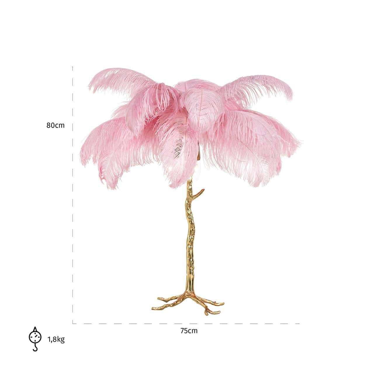 Table Lamp Upanova pink (Pink)