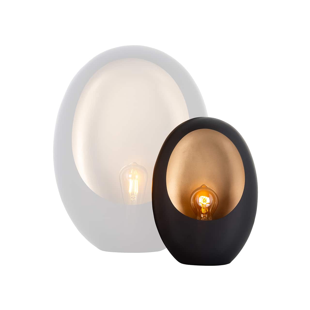 Table lamp Lina small (Black/gold)