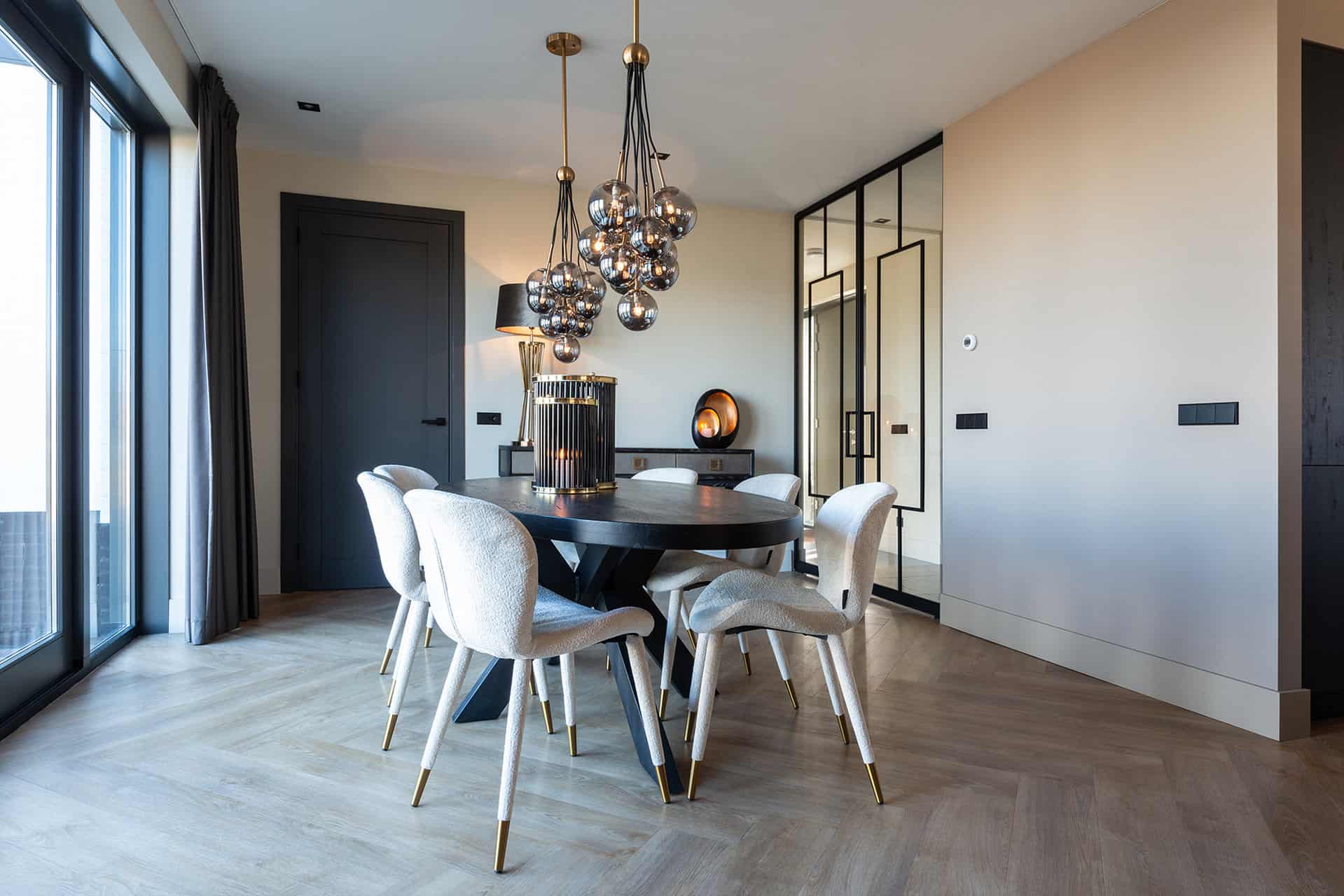 Console Bloomville 3-drawers (Gold)