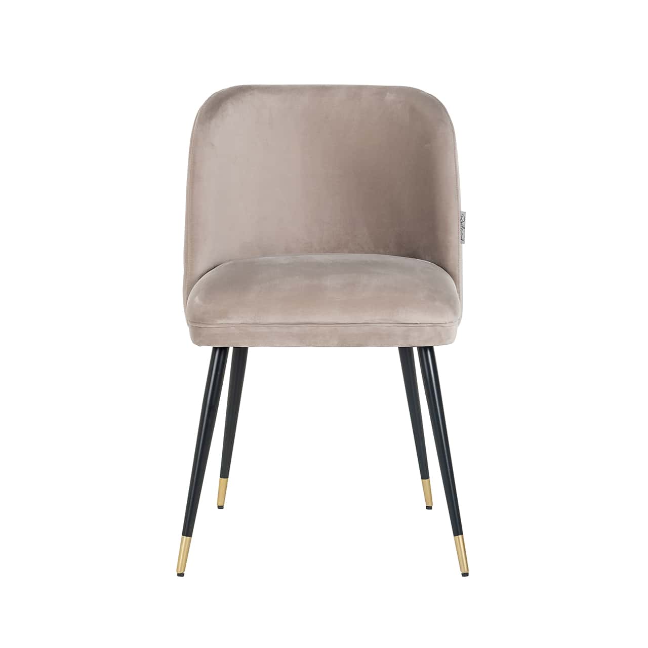 Chair Alicia khaki velvet fire retardant (FR-Quartz 903 Khaki)