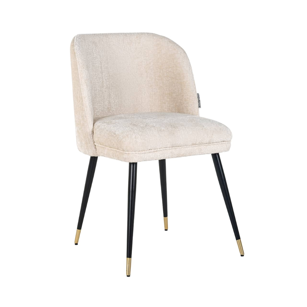 Chair Alicia white chenille fire retardant (FR-Bergen 900 white chenille)