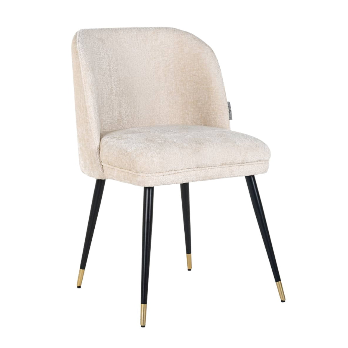 Chair Alicia white chenille fire retardant (FR-Bergen 900 white chenille)