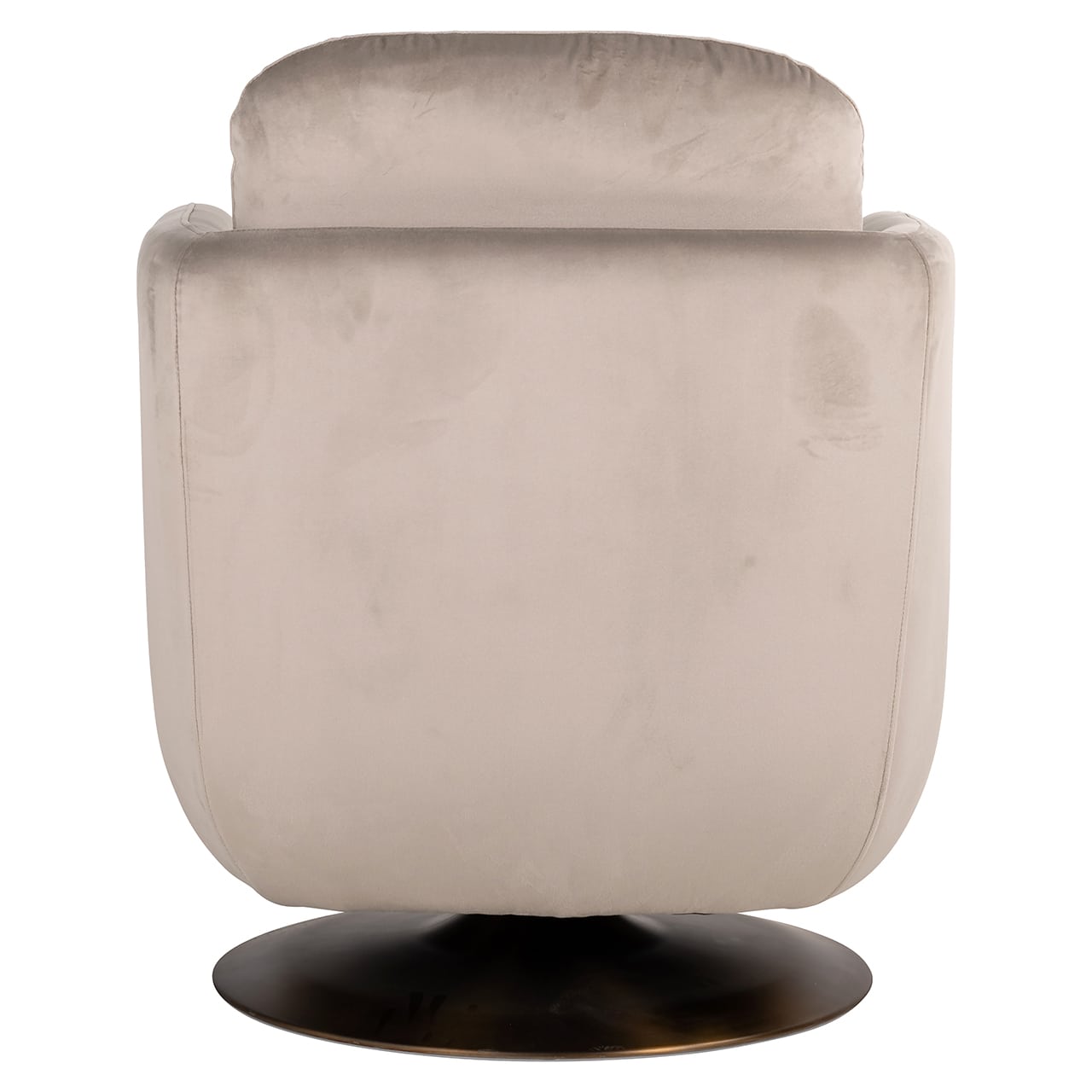 Swivel easy chair Turner khaki velvet fire retardant (FR-Quartz 903 Khaki)