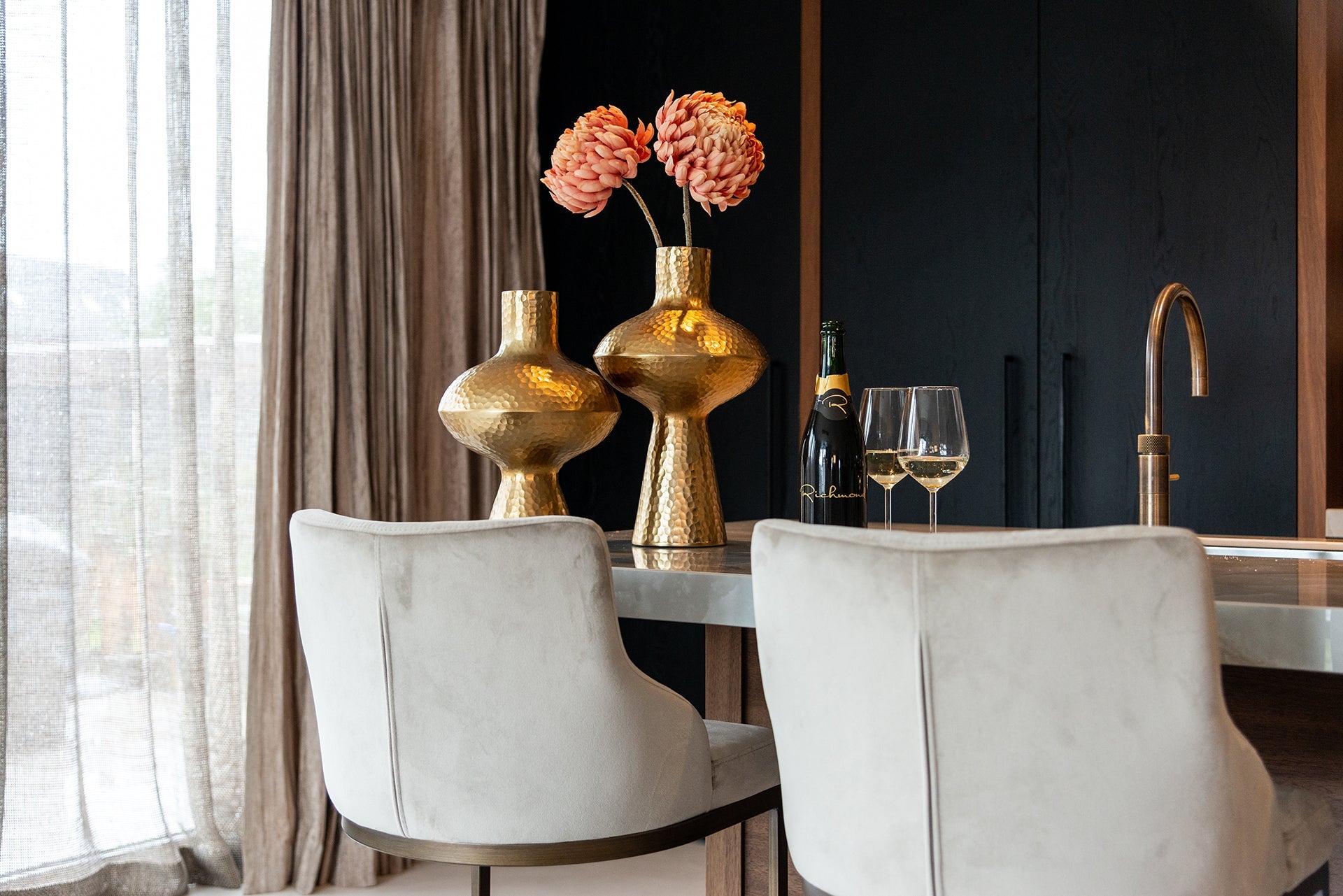 Vase Caitlyn small (Gold)