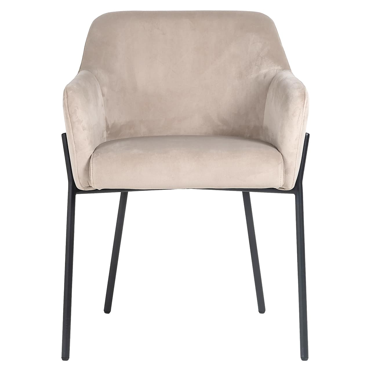 Chair Fay khaki velvet fire retardant (FR-Quartz 903 Khaki)