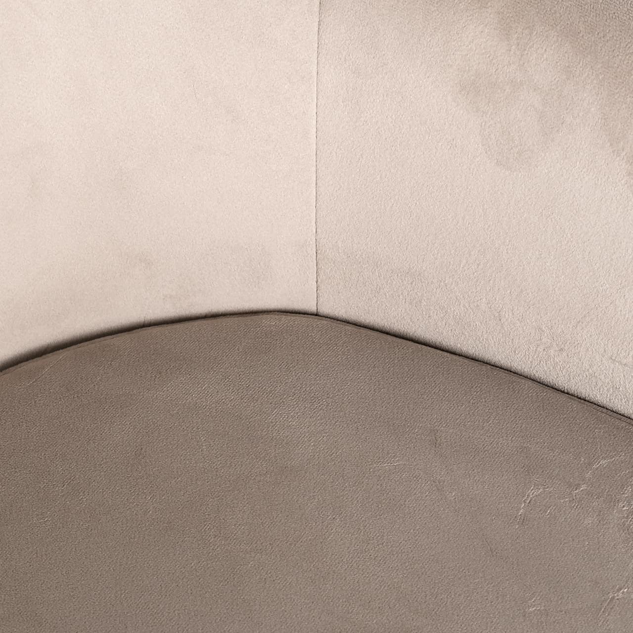 Chair Fay khaki velvet fire retardant (FR-Quartz 903 Khaki)