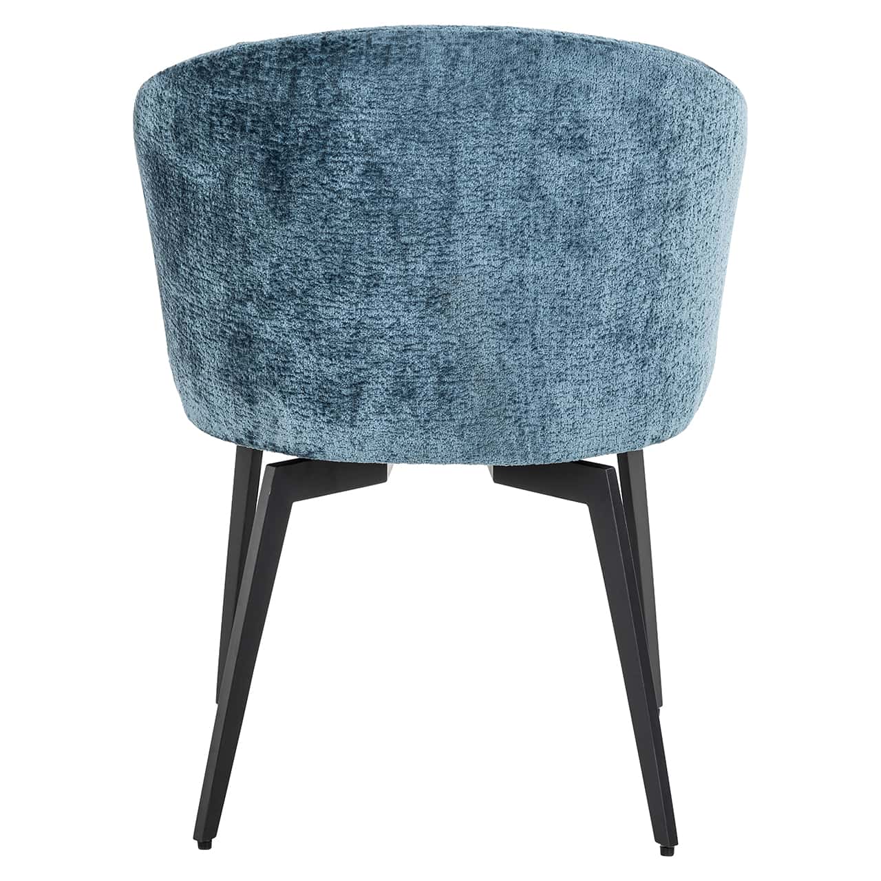 Chair Amphara blue chenille fire retardant