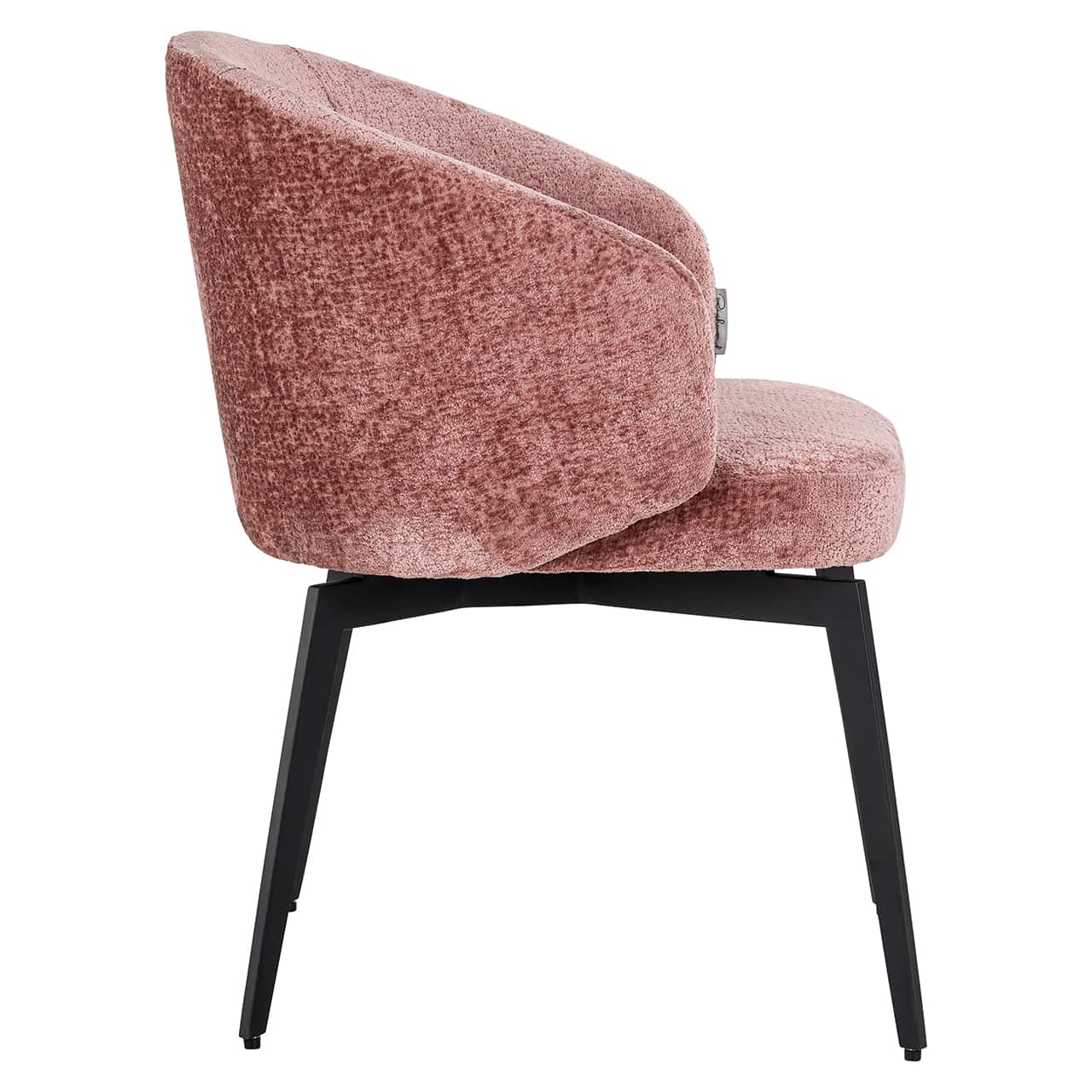 Chair Amphara rose chenille fire retardant