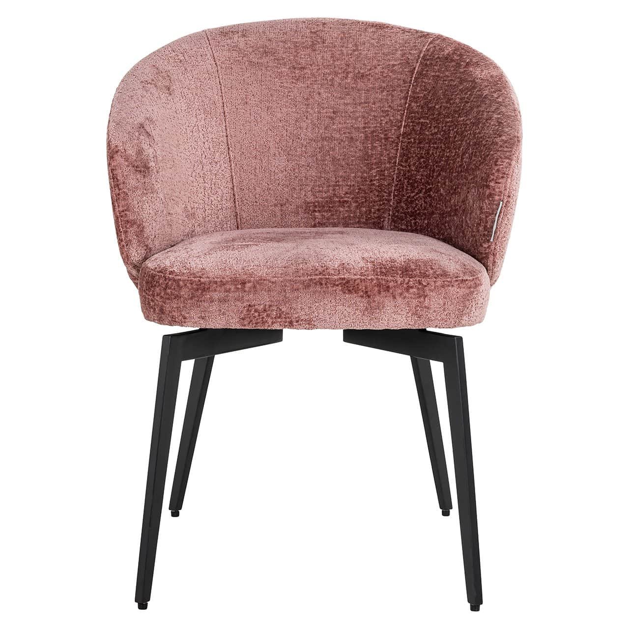 Chair Amphara rose chenille fire retardant