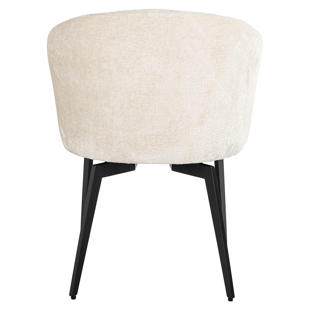 Chair Amphara white chenille fire retardant (FR-Bergen 900 white chenille)