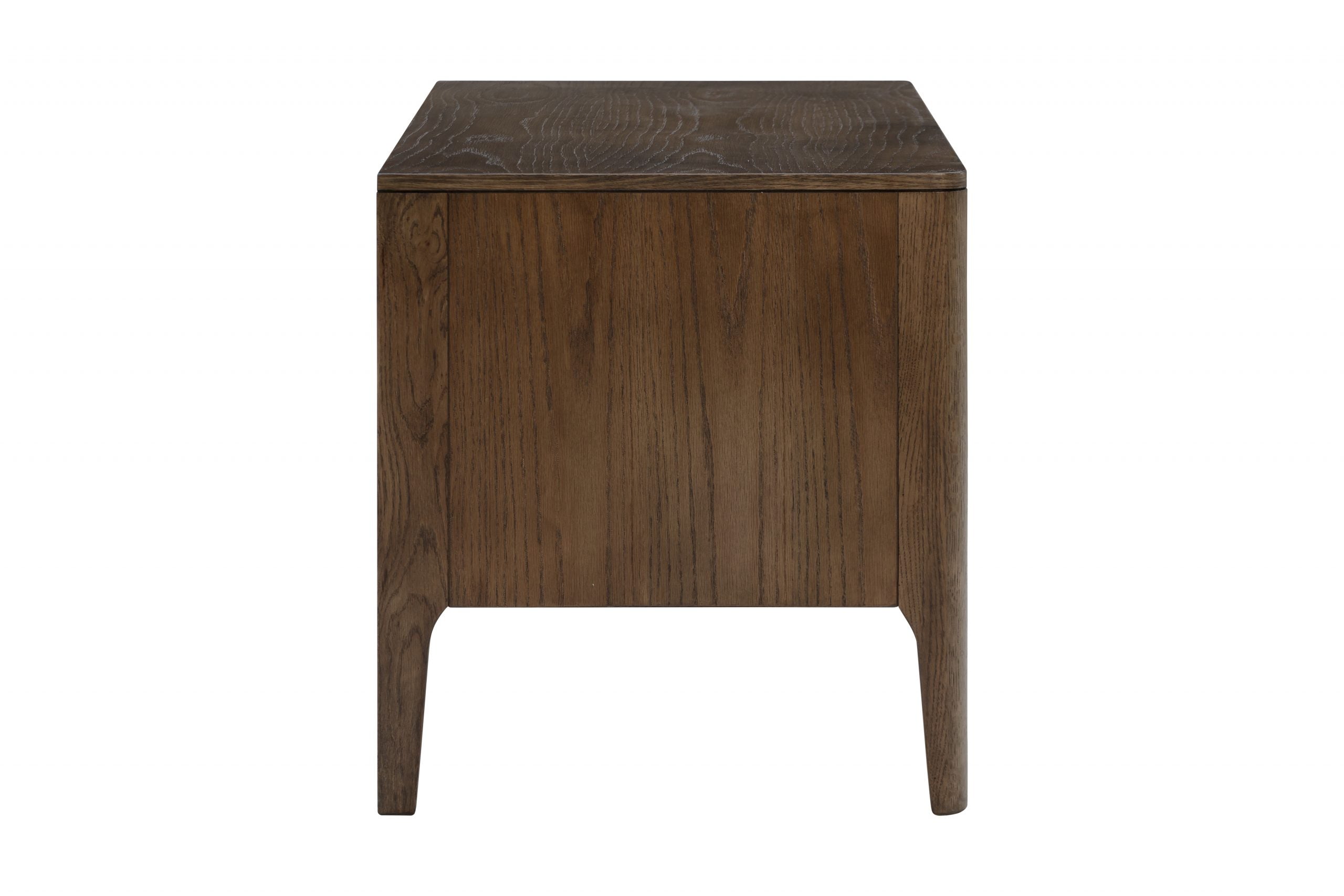 Tv Unit Ribbed Oak DI Designs Abberley Brown Oak Wood Ribbed TV Unit