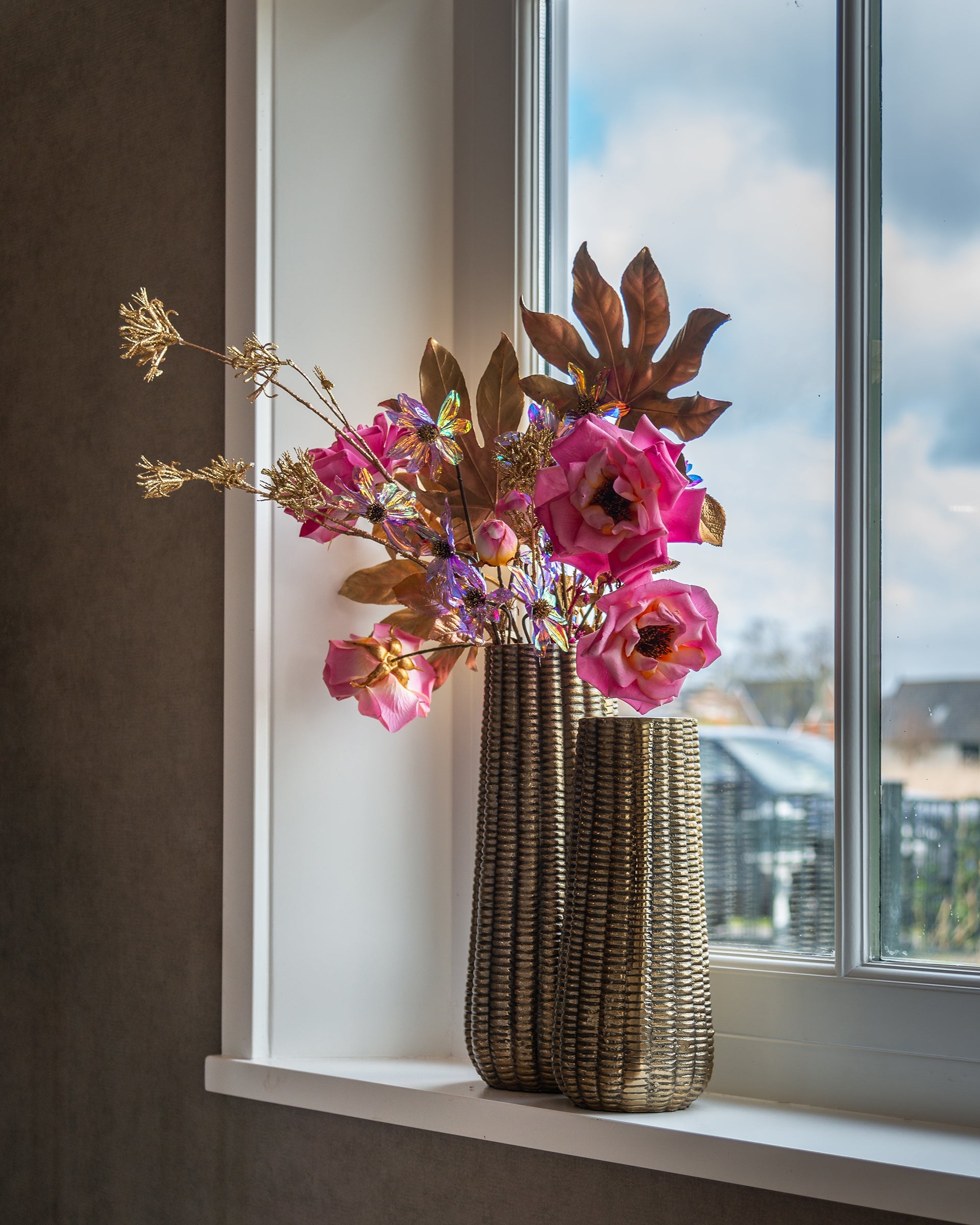 Vase Loran small (Brushed Gold)